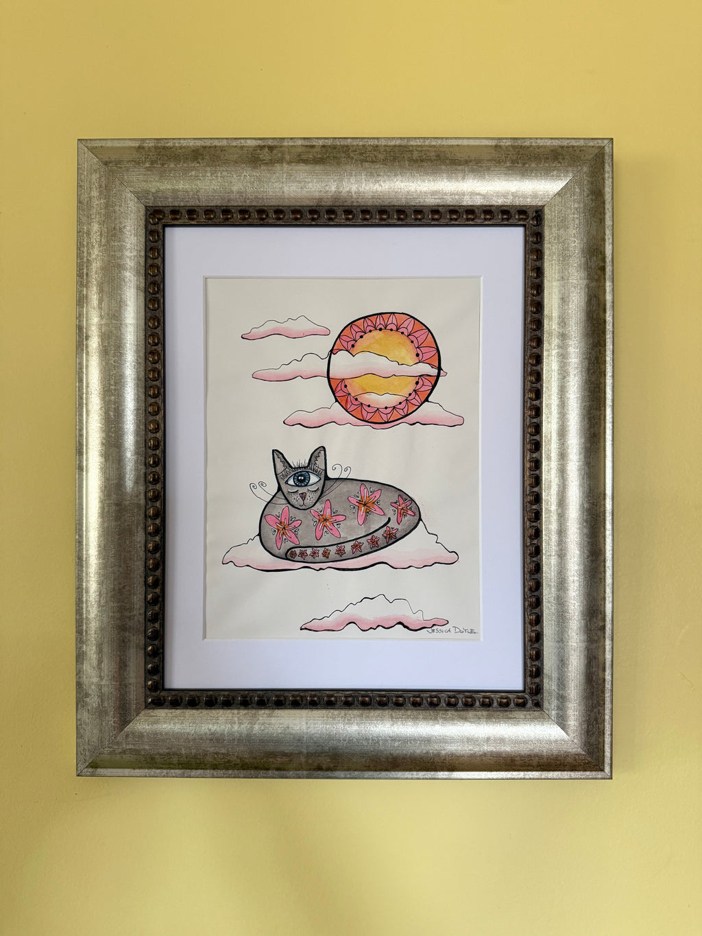 Cat Mysticism, Zen Kitty, Dreamscape at Dawn