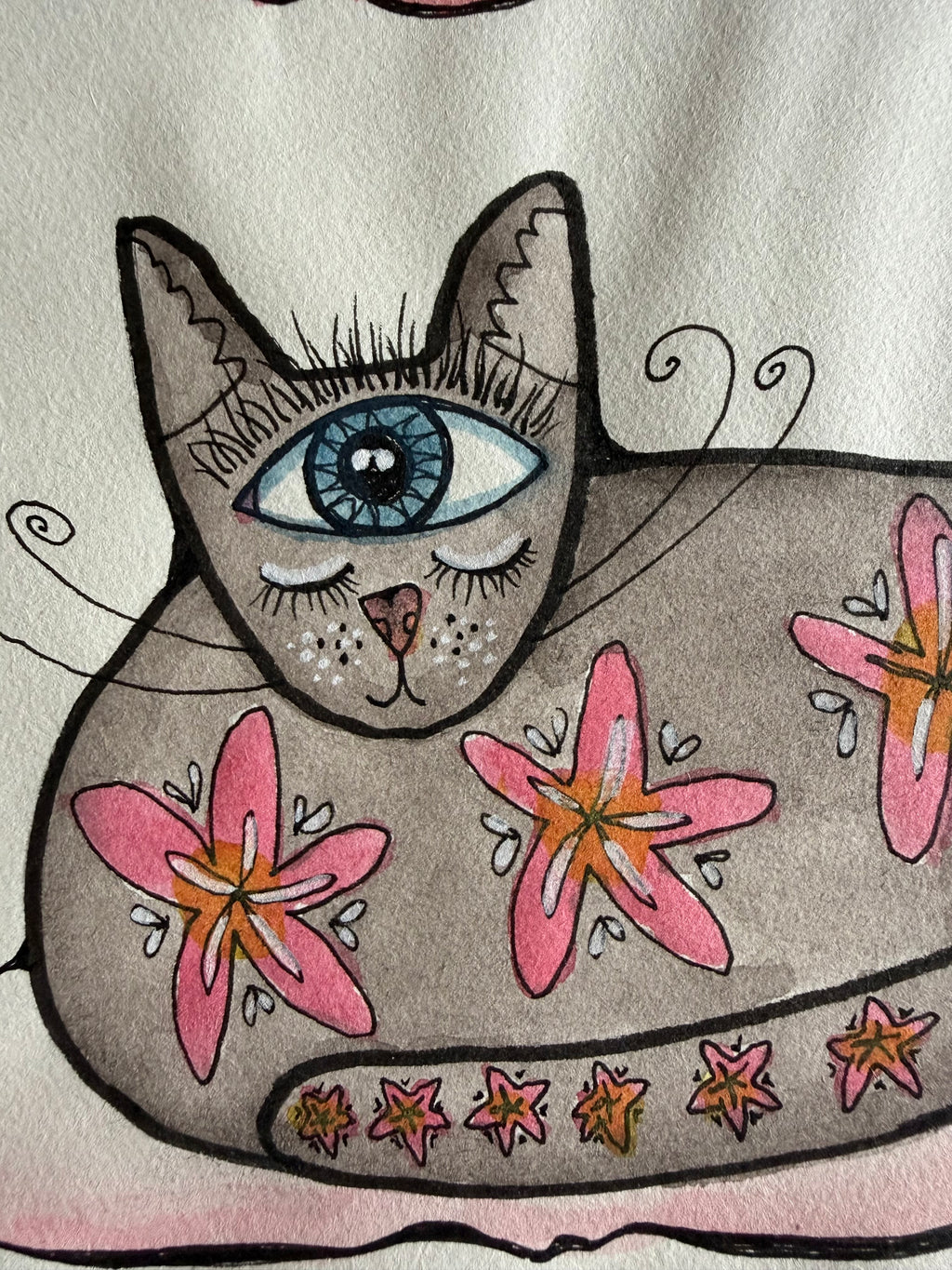 Cat Mysticism, Zen Kitty, Dreamscape at Dawn