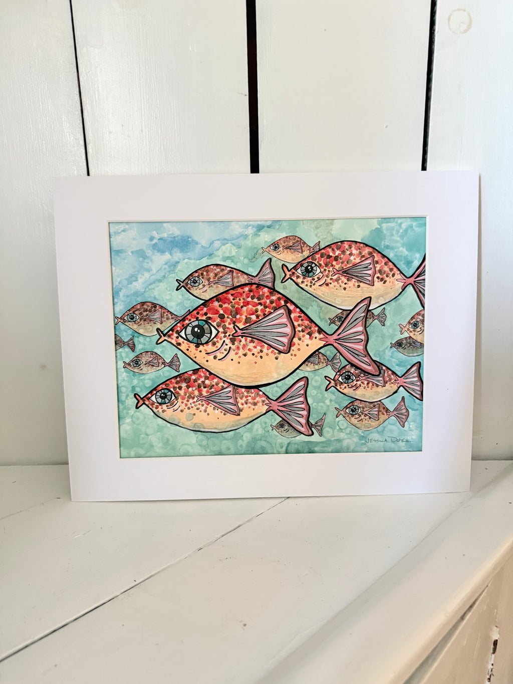 Speckled School of Fish