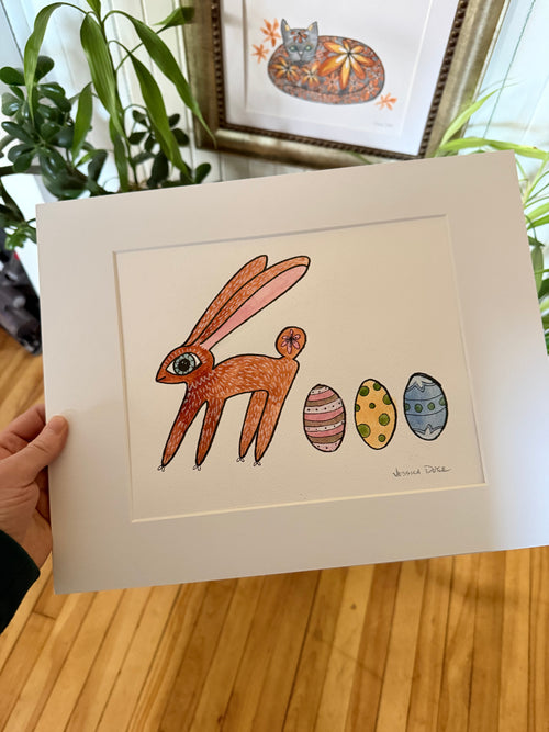 Bunny with Her Eggs