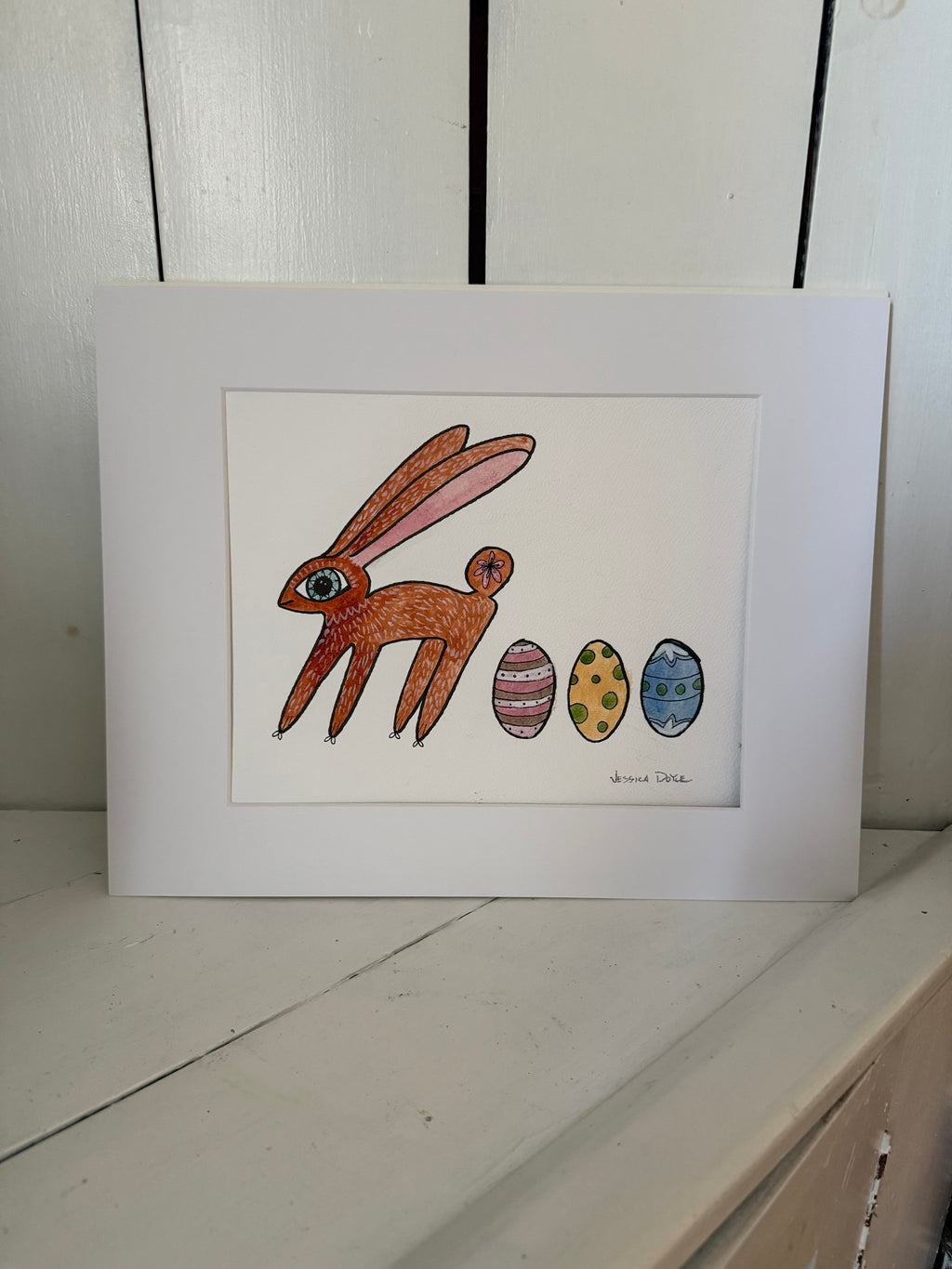 Bunny with Her Eggs