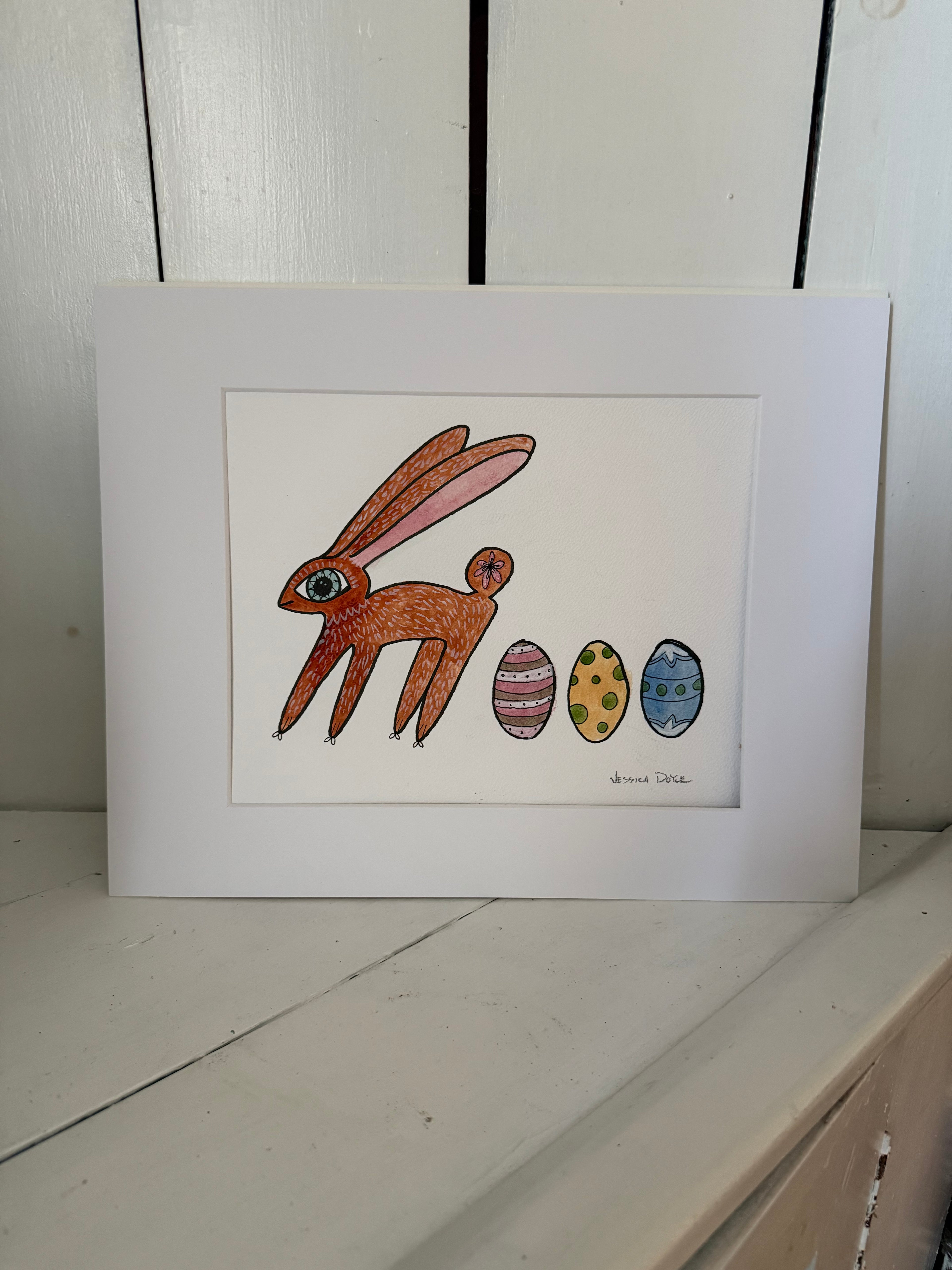 Bunny with Her Eggs