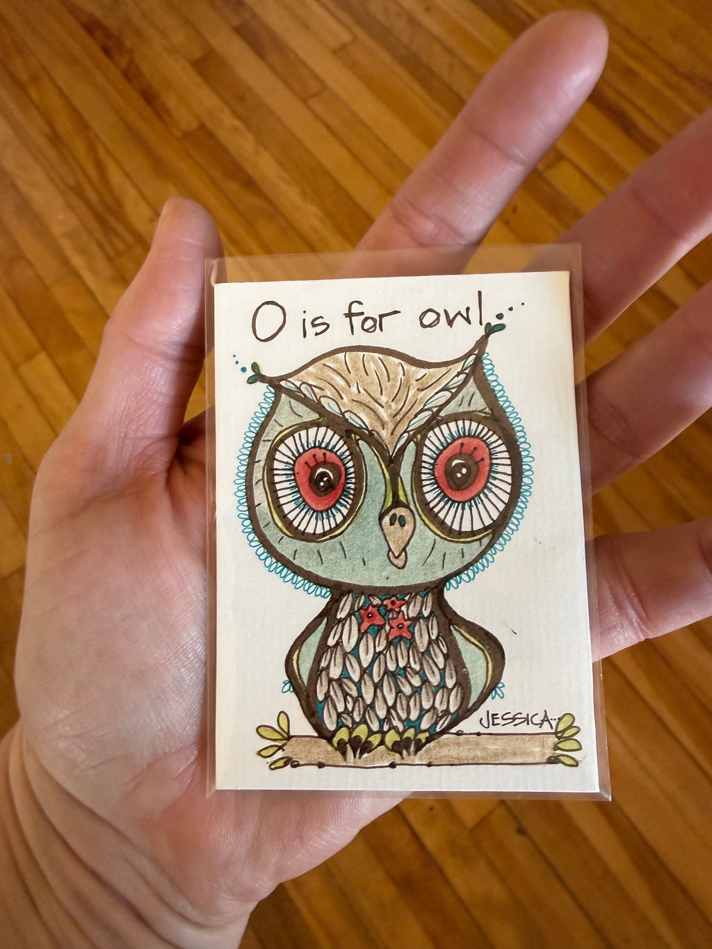 O is for owl