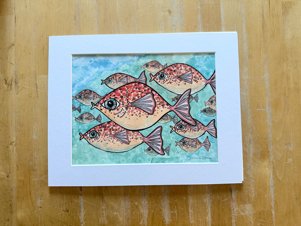 Speckled School of Fish