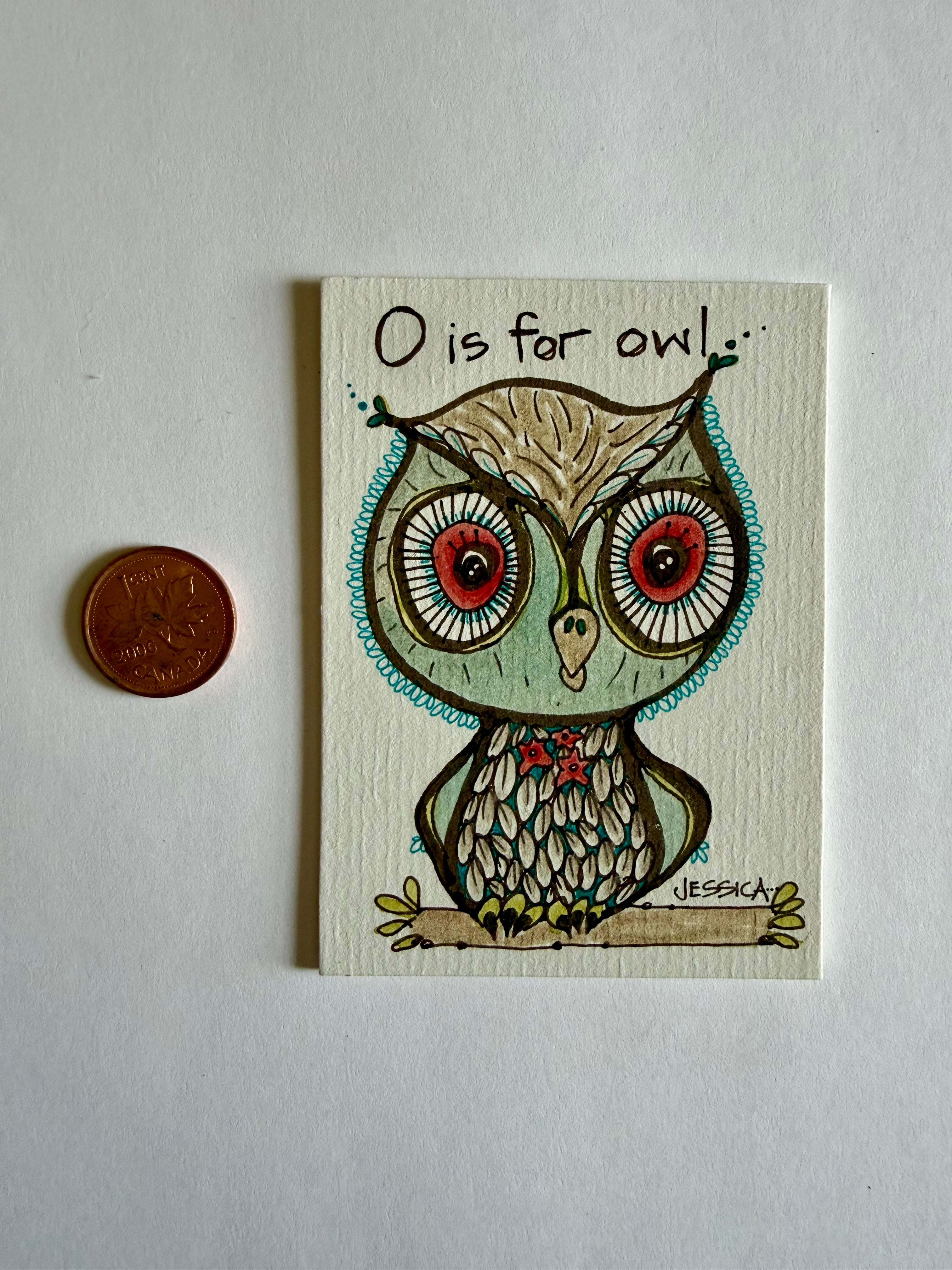O is for owl
