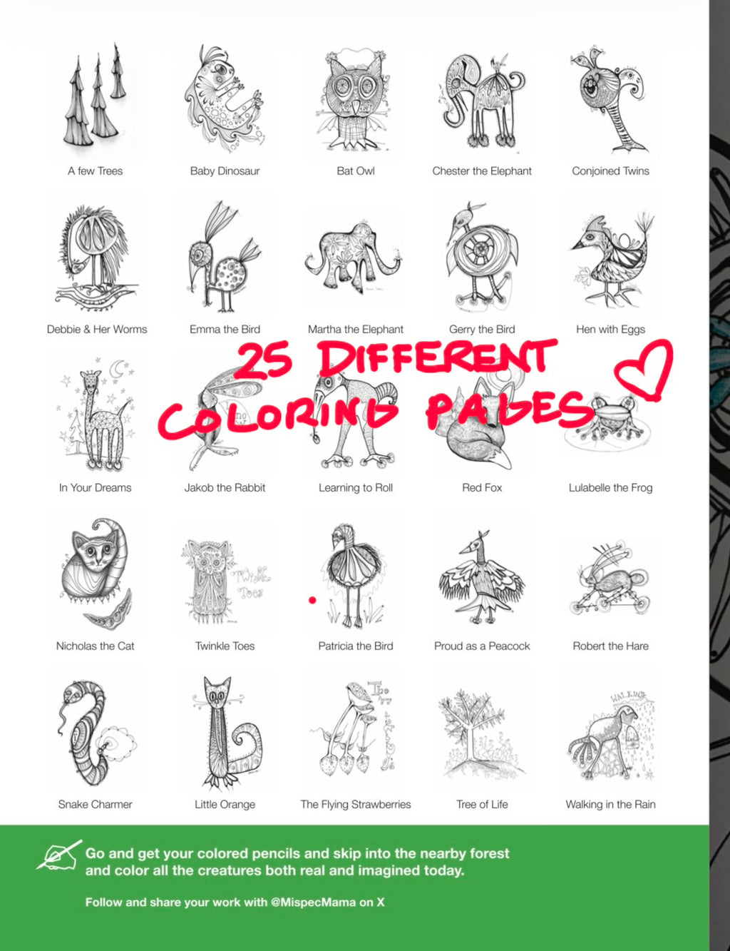 Color Animals Ebook, Coloring Book PDF, Digital Download