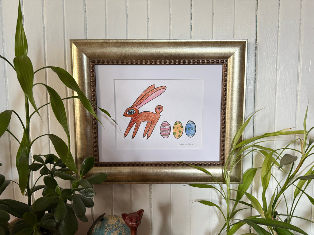Bunny with Her Eggs