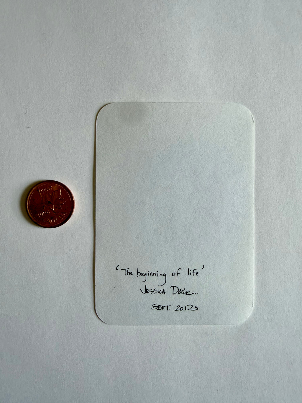 The Beginning of Life