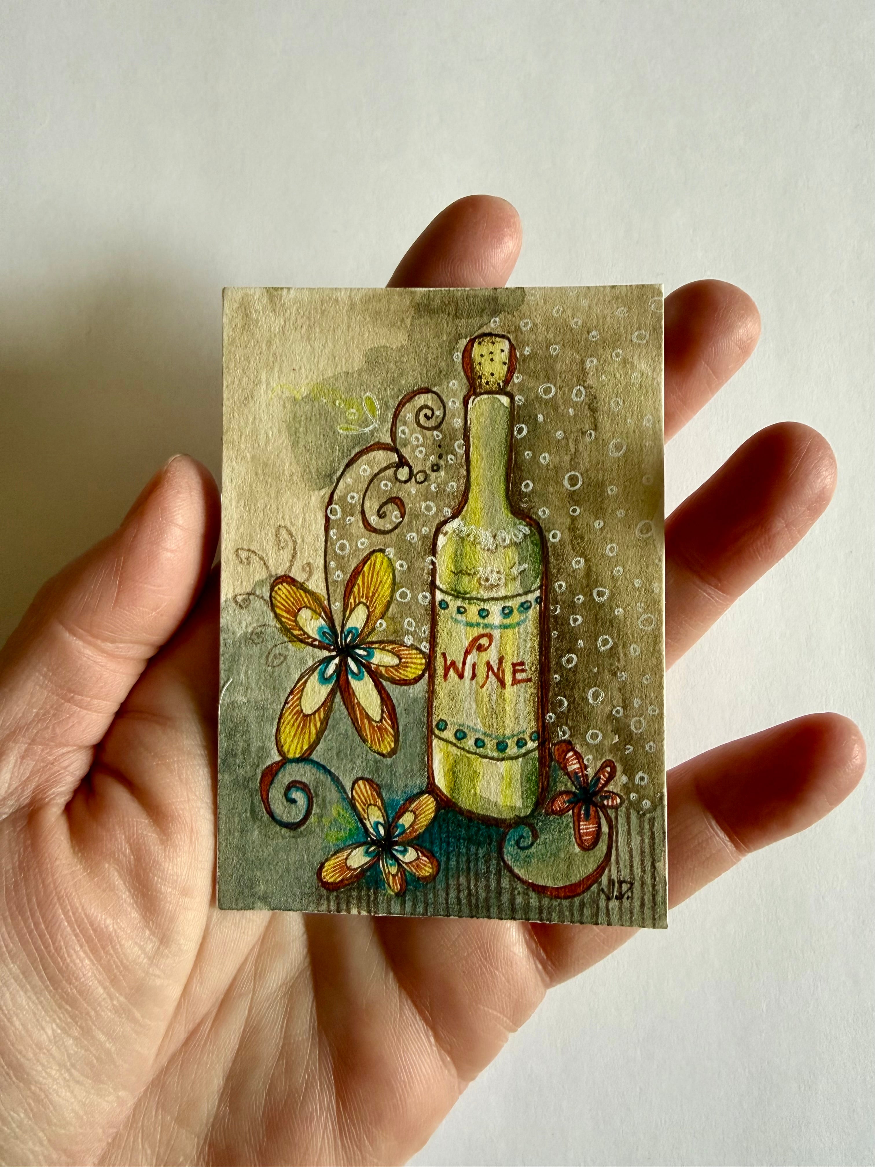 Happinez #1 - Wine Bottle Art