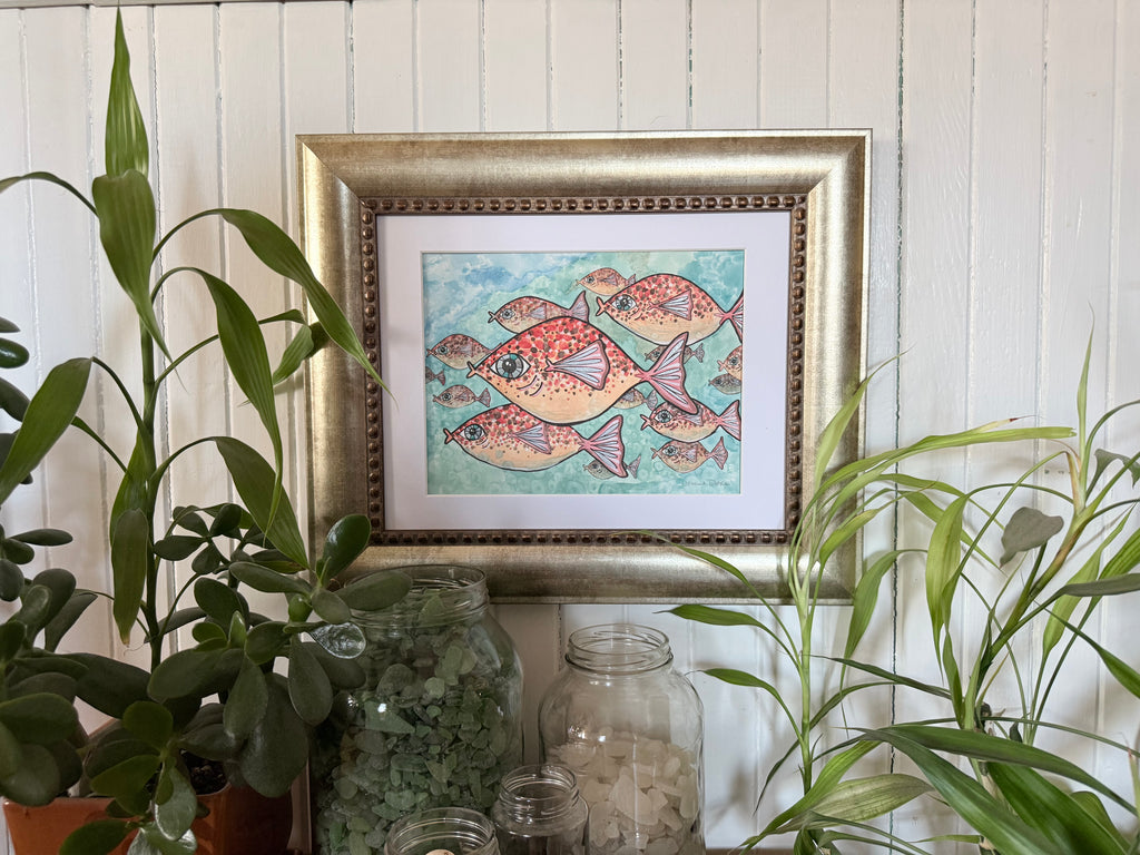 Speckled School of Fish