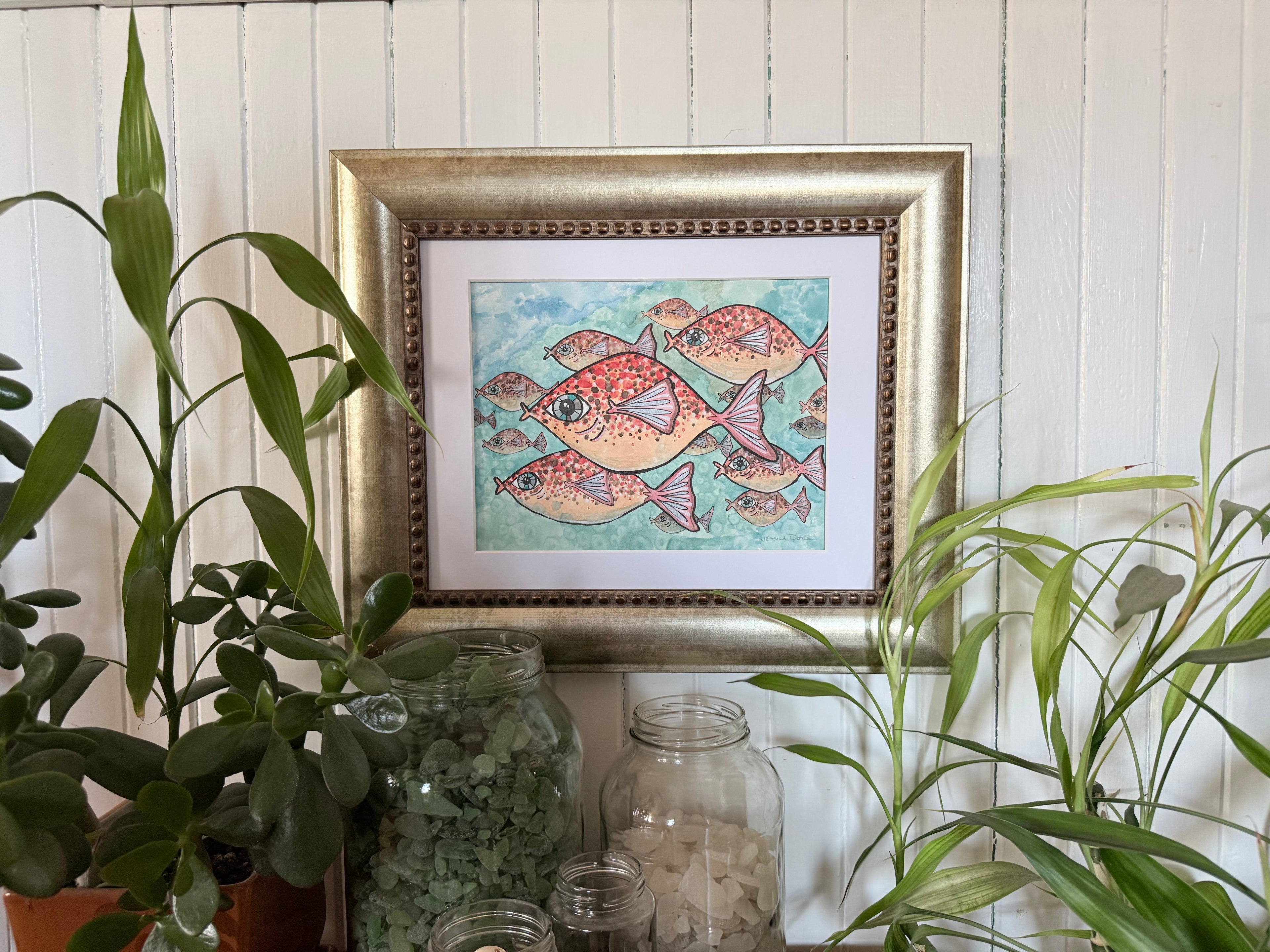 Speckled School of Fish