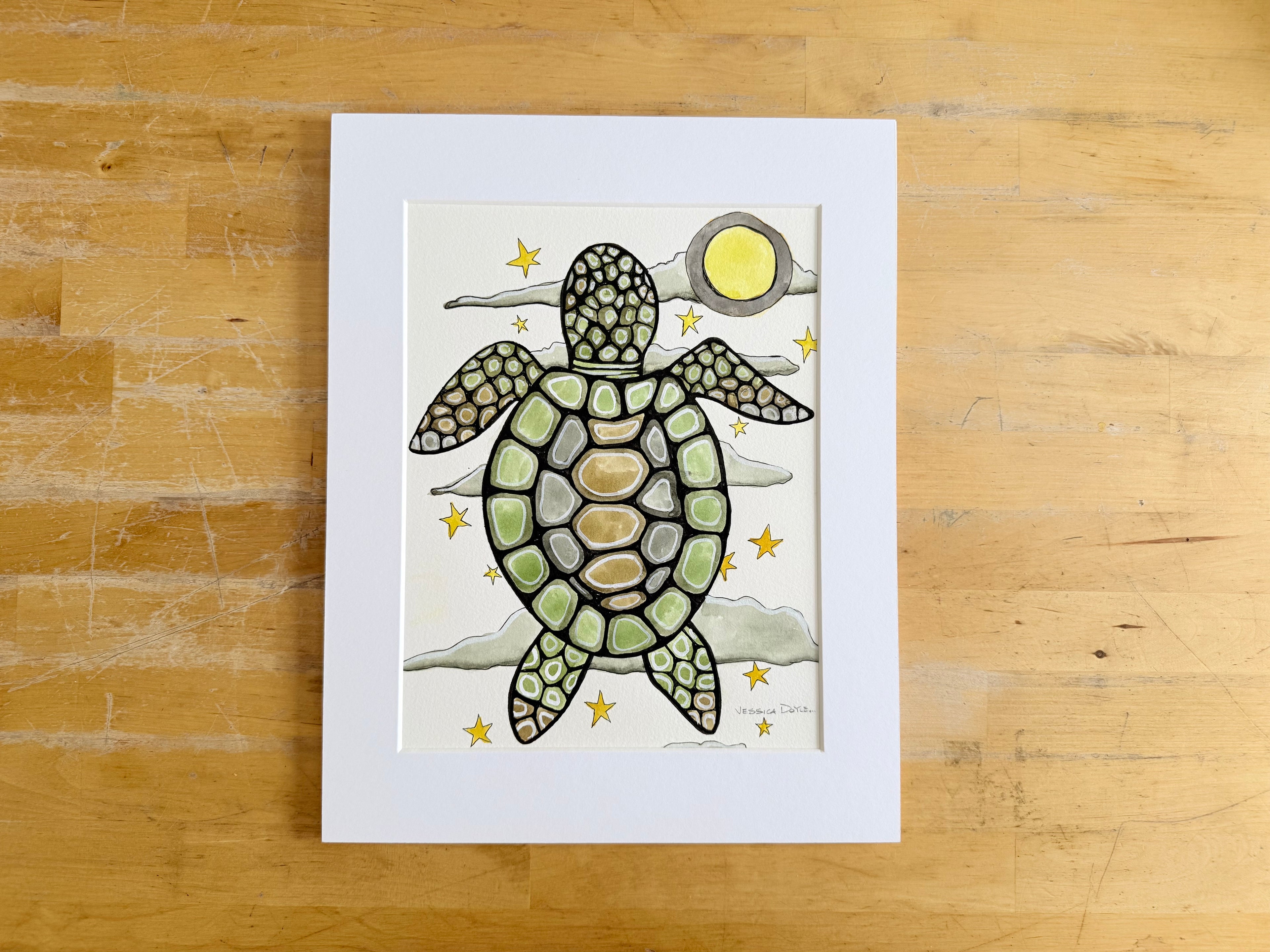 Jennifer the turtle try’s flying