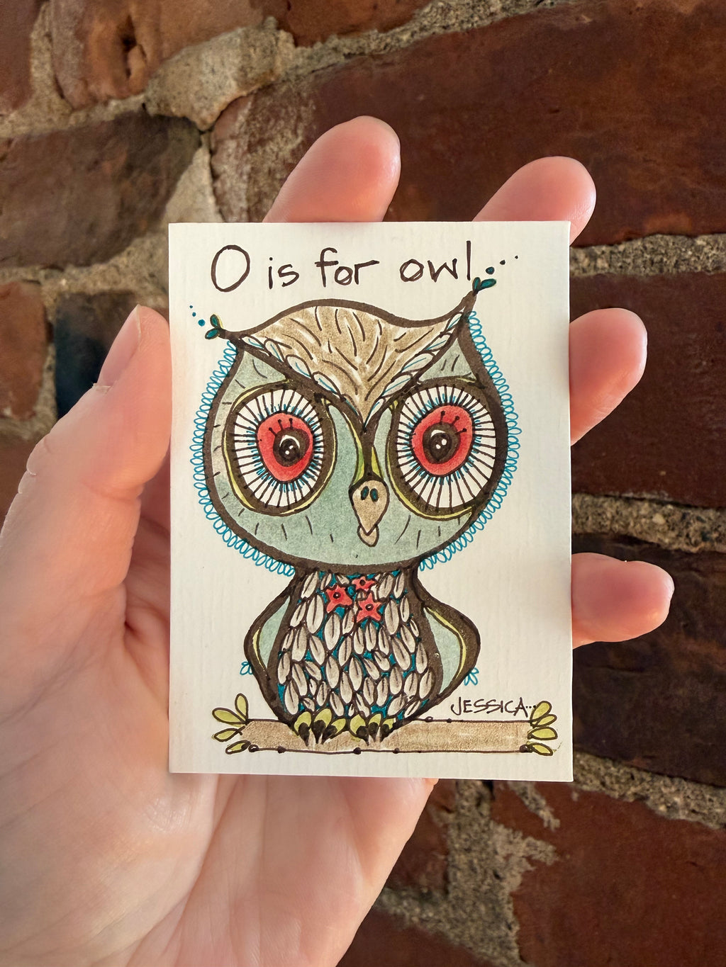 O is for owl