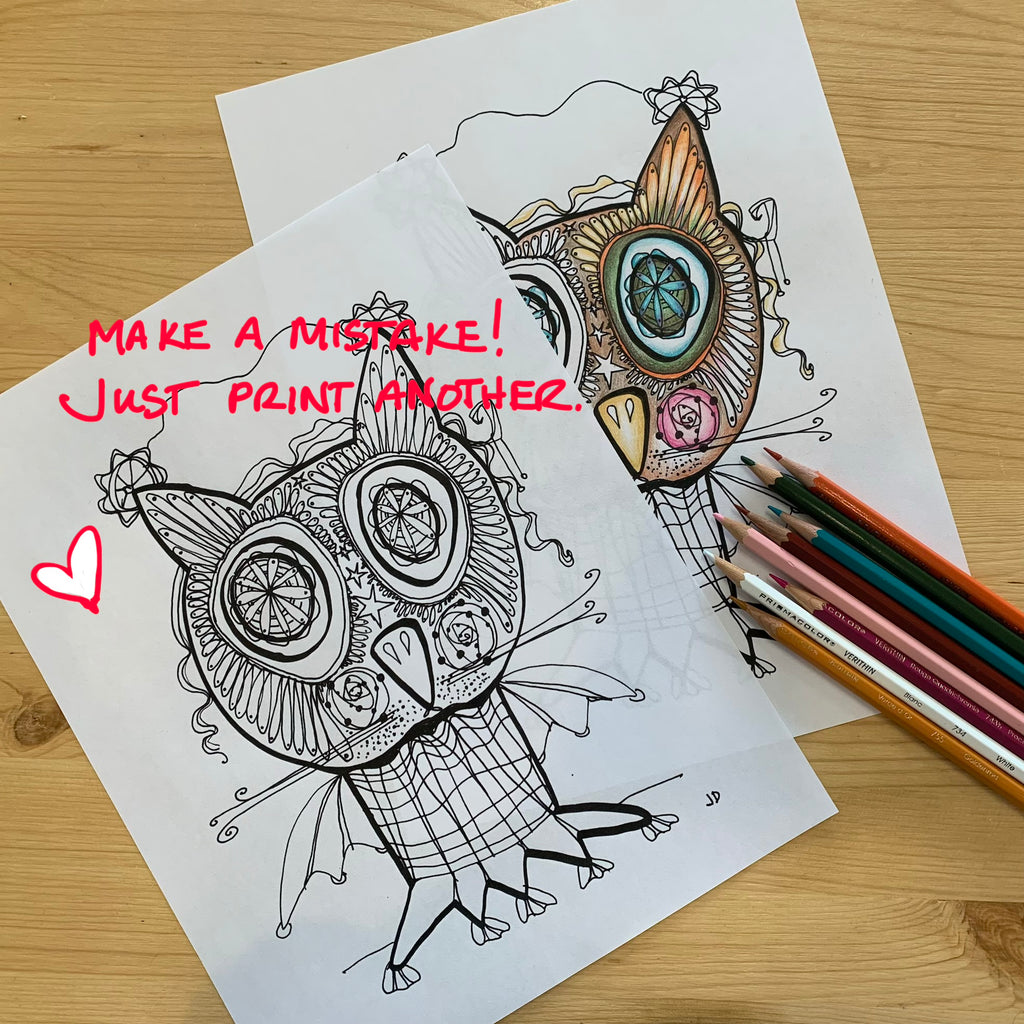 Color Animals Ebook, Coloring Book PDF, Digital Download