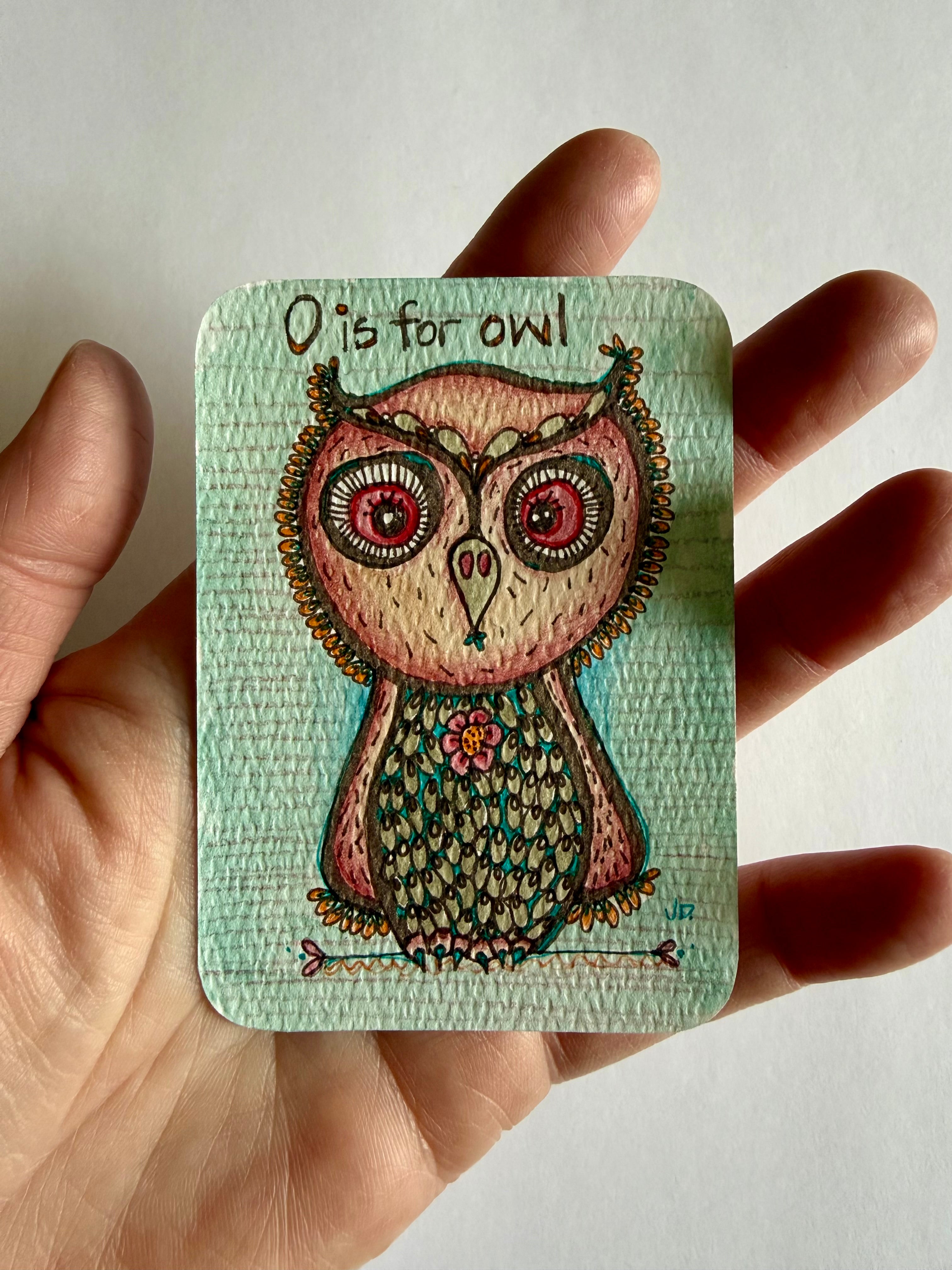 O is for owl #2