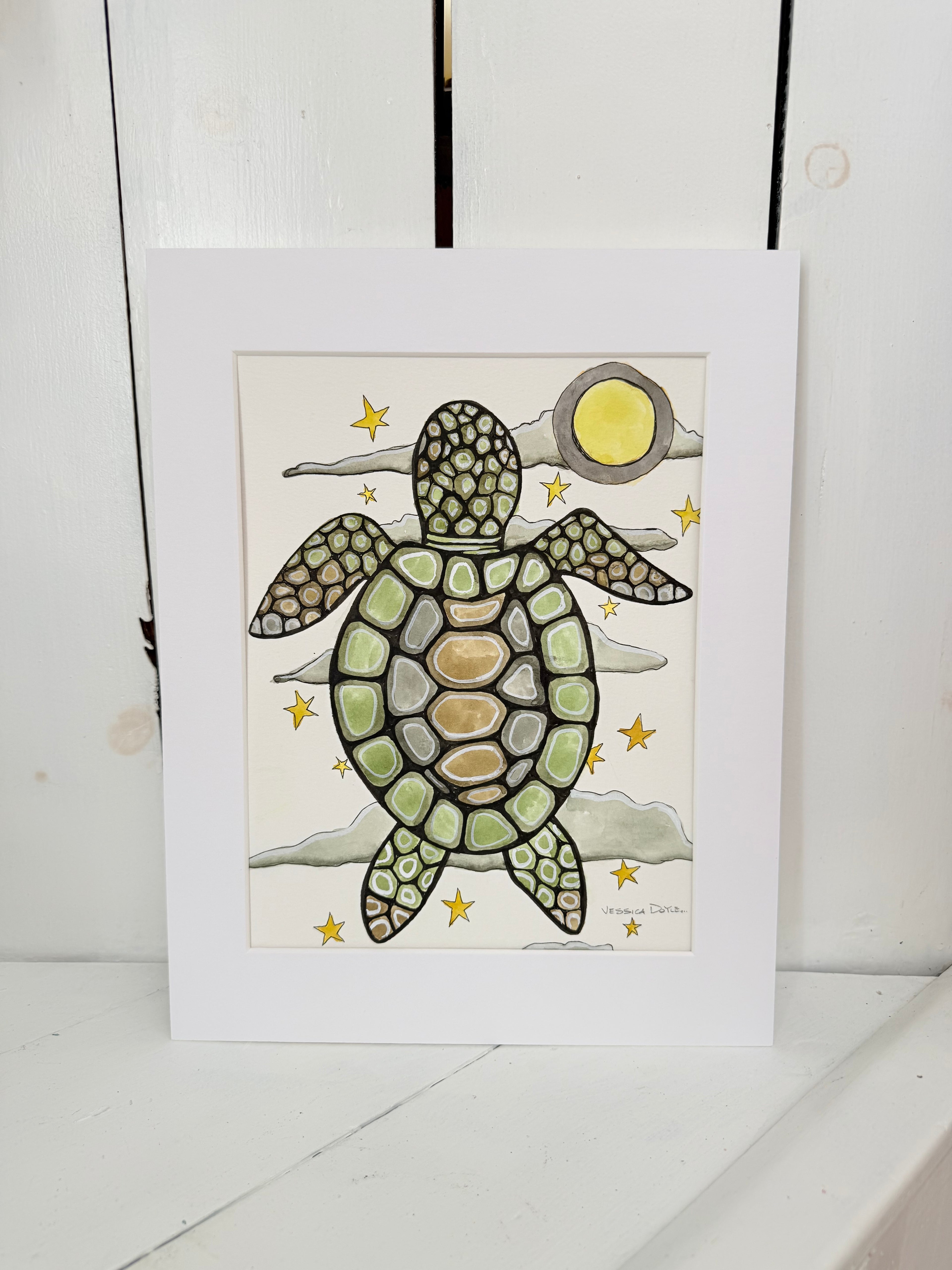 Jennifer the turtle try’s flying