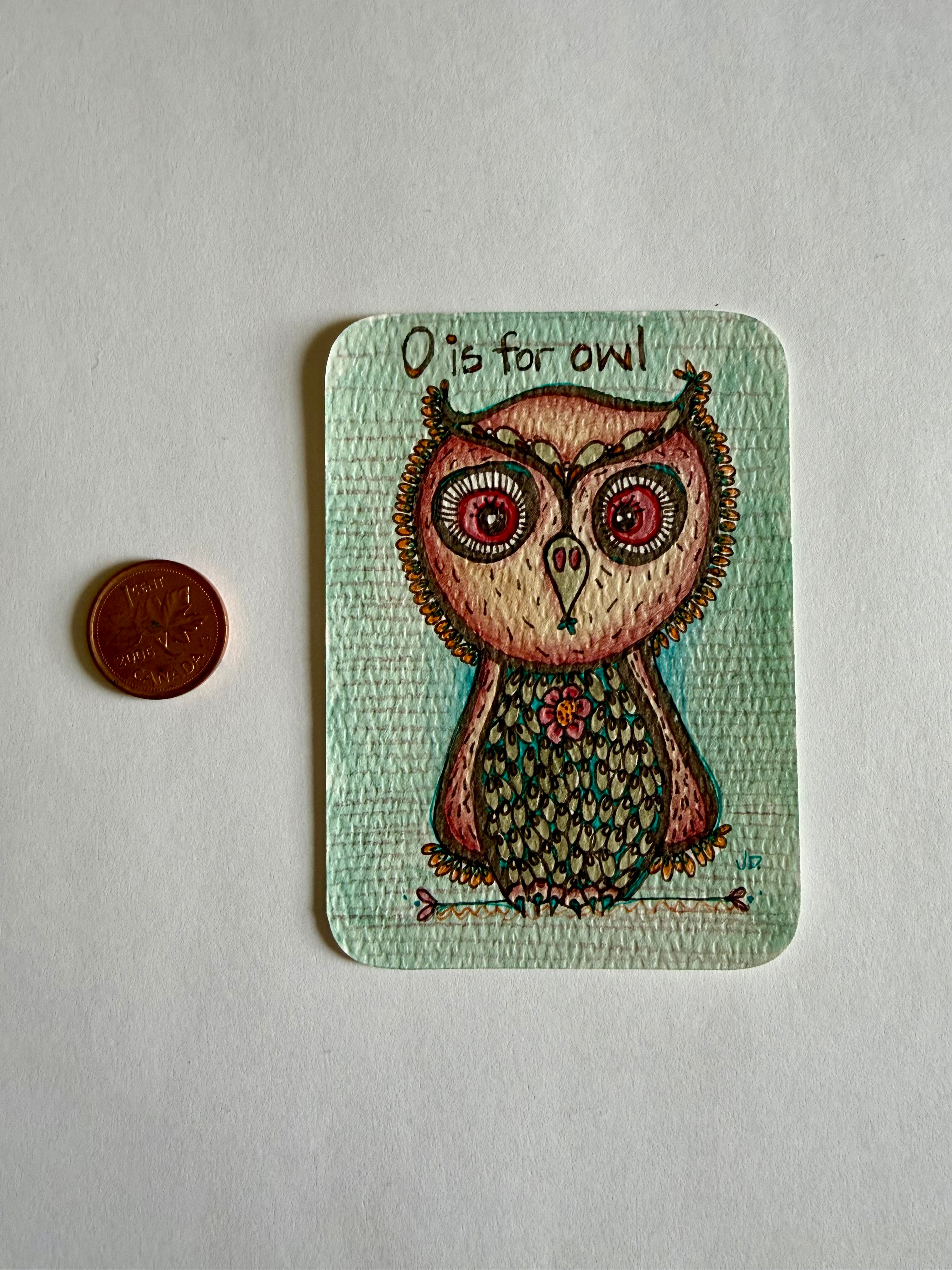 O is for owl #2