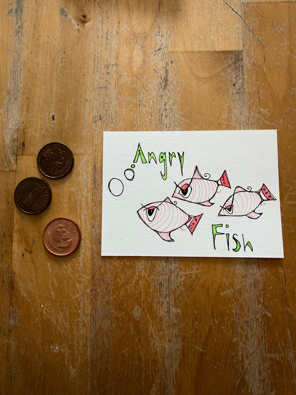 Three Angry Fish