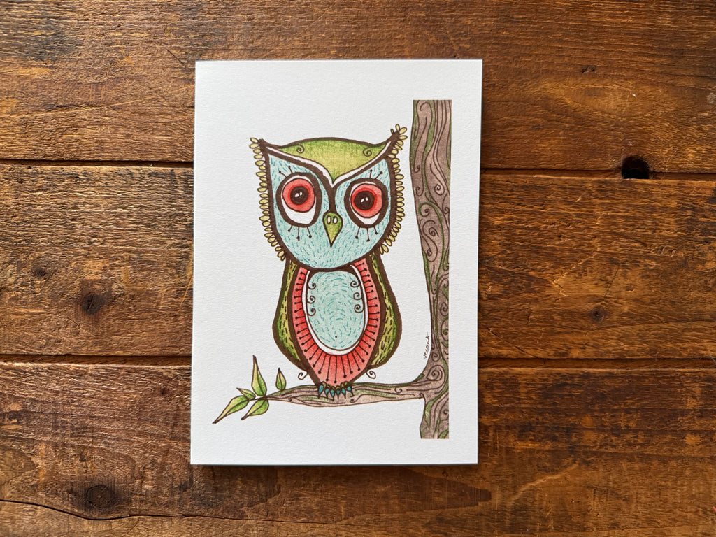 Jessica the Inquisitive Owl